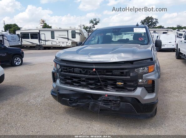 3GCNAAEK7TG146608 2026 CHEVROLET SILVERADO Silver Widok z przodu