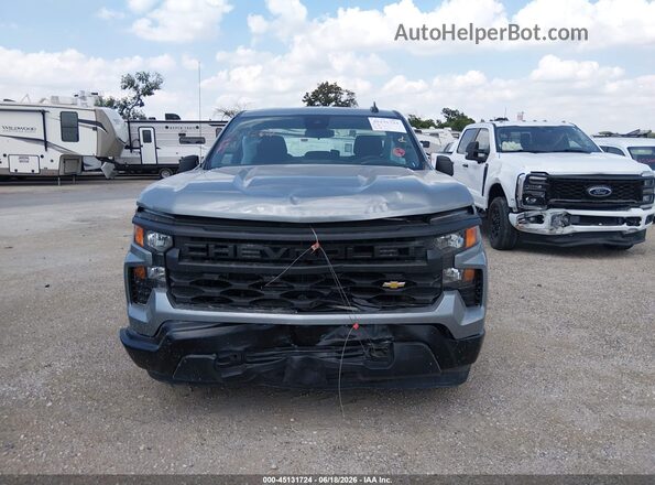 3GCNAAEK7TG146608 2026 CHEVROLET SILVERADO Silver Widok zestawu wskaźników