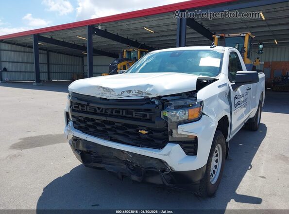 3GCNAAEK9RG106166 2024 CHEVROLET SILVERADO White Вид спереду