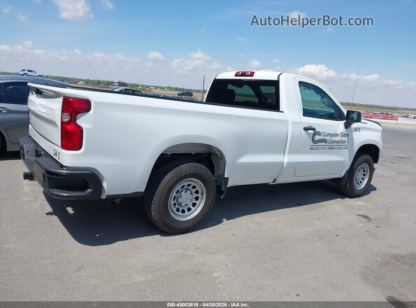 3GCNAAEK9RG106166 2024 CHEVROLET SILVERADO White Вид задньої частини салону