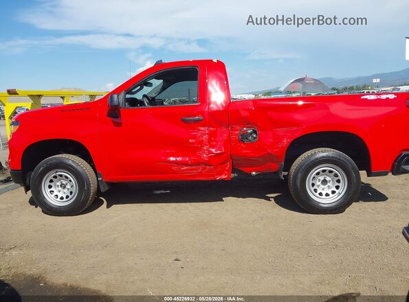 3GCNKAEKXTG233531 2026 CHEVROLET SILVERADO Red Vista interior de 360 grados
