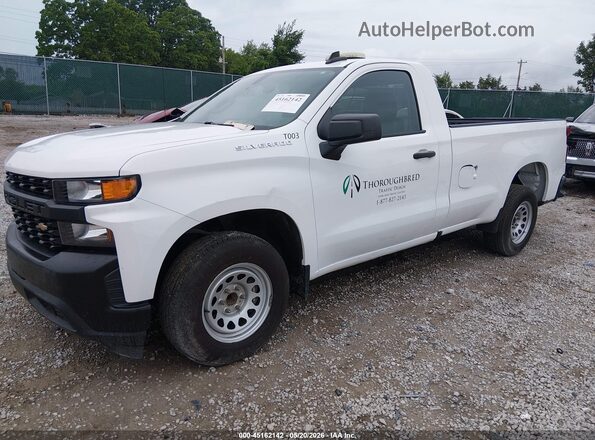 3GCNWAEH6LG118157 2020 CHEVROLET SILVERADO White Vista tres cuartos delantera izquierda