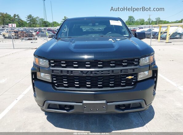 3GCNYAEF8KG174950 2019 CHEVROLET SILVERADO Black Widok zestawu wskaźników