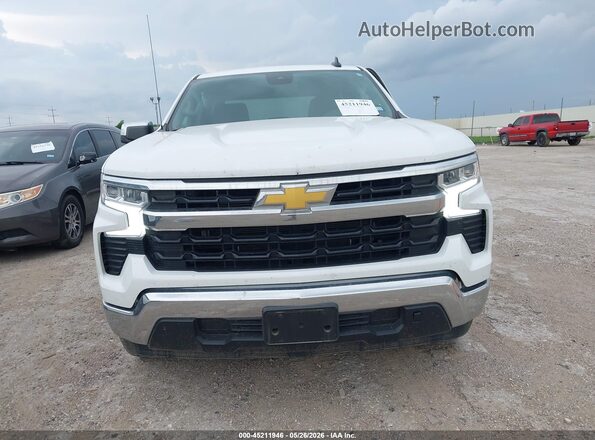 3GCPACE85SG170302 2025 CHEVROLET SILVERADO White Widok zestawu wskaźników