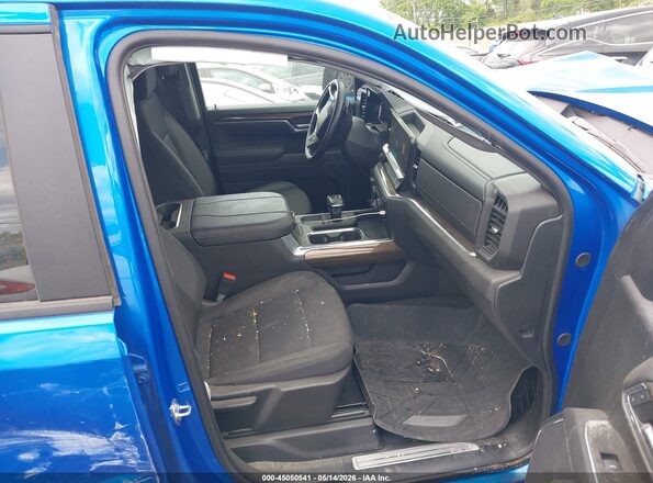 3GCPACED8SG203077 2025 CHEVROLET SILVERADO Blue Widok wnętrza z przodu