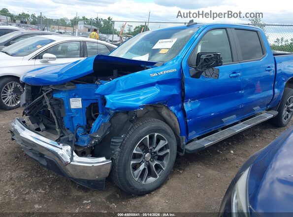 3GCPACED8SG203077 2025 CHEVROLET SILVERADO Blue Widok z przodu