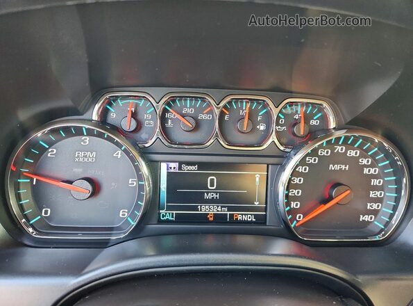 3GCPCREC2HG125487 2017 CHEVROLET SILVERADO White Vista del cuadro de instrumentos