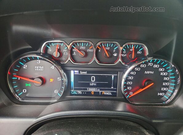 3GCPCREC5HG486065 2017 CHEVROLET SILVERADO Black Սարքավորումների վահանակի տեսք
