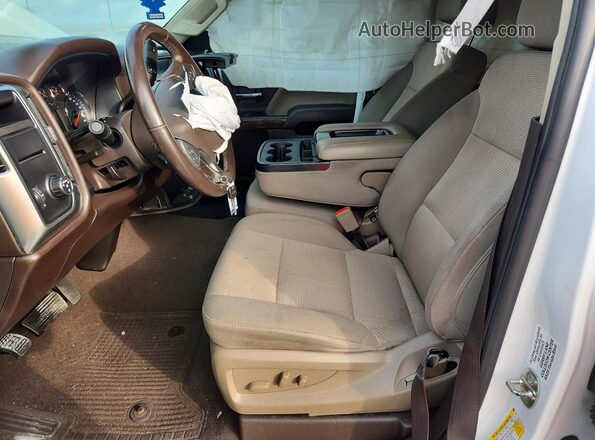 3GCPCREC6JG617123 2018 CHEVROLET SILVERADO White წინა სალონის ხედი