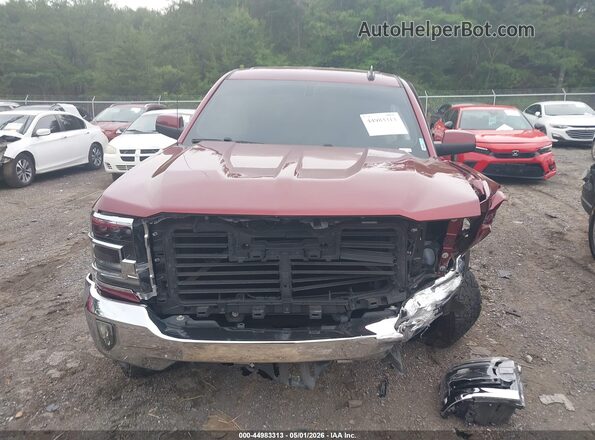 3GCPCREC8HG112078 2017 CHEVROLET SILVERADO Maroon Rear interior view