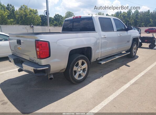 3GCPCREC8HG288340 2017 CHEVROLET SILVERADO Серебряный Задняя правая четверть