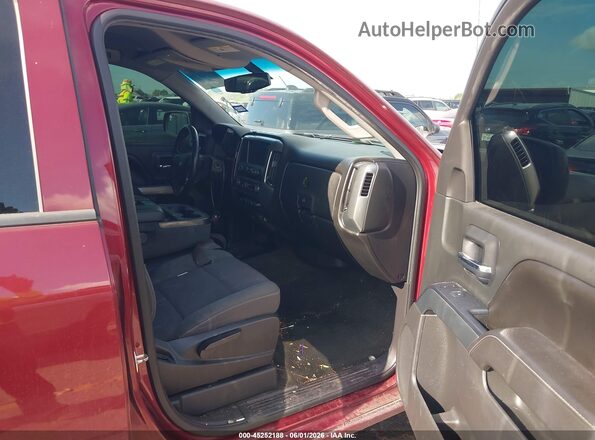 3GCPCREC9HG372554 2017 CHEVROLET SILVERADO Maroon წინა სალონის ხედი