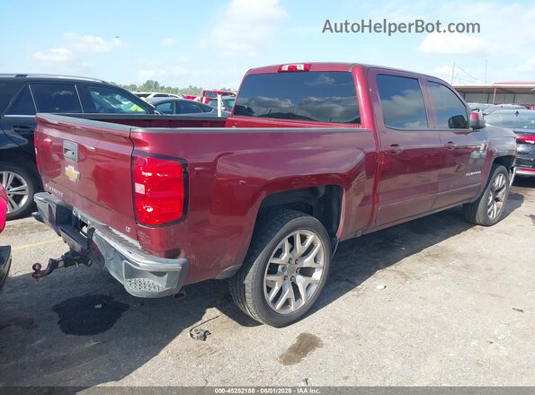 3GCPCREC9HG372554 2017 CHEVROLET SILVERADO Maroon უკანა მარჯვენა