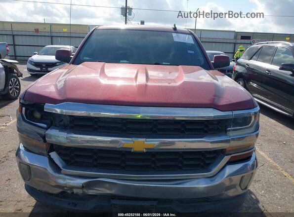 3GCPCREC9HG372554 2017 CHEVROLET SILVERADO Maroon ხელსაწყოთა პანელის ხედი