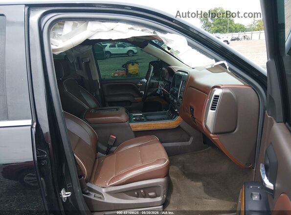 3GCPCTEC7GG269645 2016 CHEVROLET SILVERADO Black წინა სალონის ხედი