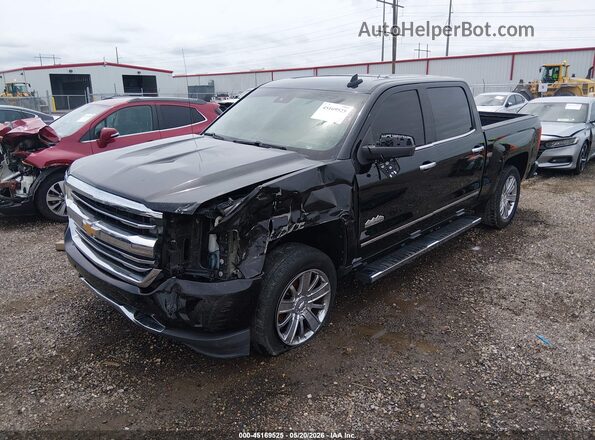 3GCPCTEC7GG269645 2016 CHEVROLET SILVERADO Black წინა მარცხენა ხედი სამი მეოთხედიდან