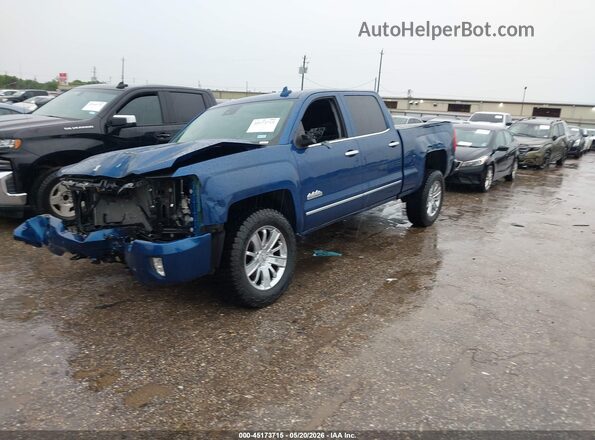 3GCPCTEJ8HG152625 2017 CHEVROLET SILVERADO Dark Blue Передняя левая четверть