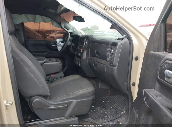 3GCPDCED1NG616227 2022 CHEVROLET SILVERADO Tan წინა სალონის ხედი