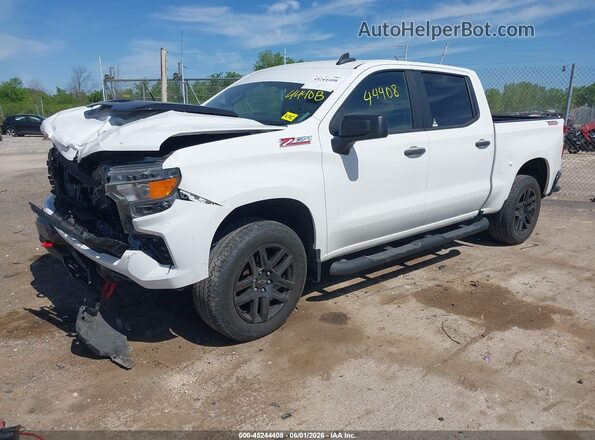 3GCPDCED6NG547812 2022 CHEVROLET SILVERADO White Vista tres cuartos delantera izquierda