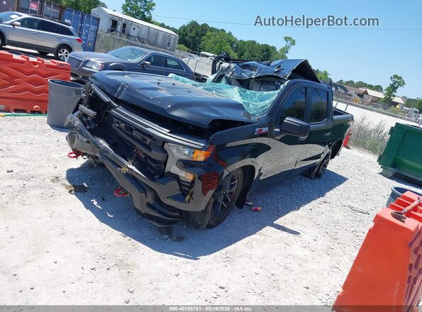 3GCPDCED6NG685530 2022 CHEVROLET SILVERADO Black Front left