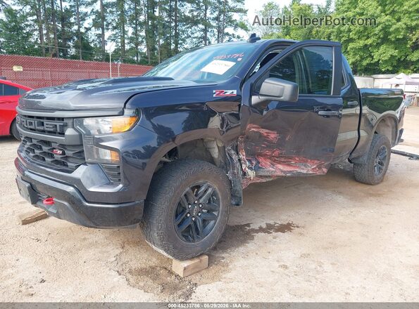 3GCPDCEK9PG281476 2023 CHEVROLET SILVERADO Синий Передняя левая четверть
