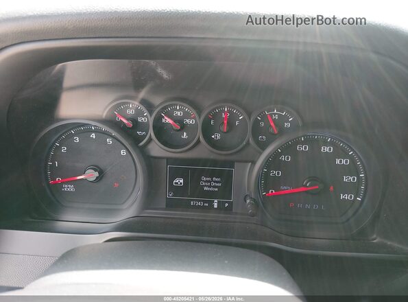 3GCPWAEH2MG244266 2021 CHEVROLET SILVERADO Белый Вид задних сидений