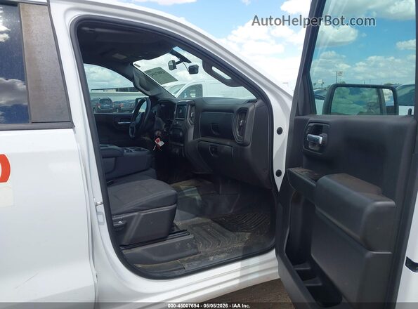3GCPWAEHXKG174383 2019 CHEVROLET SILVERADO White წინა სალონის ხედი