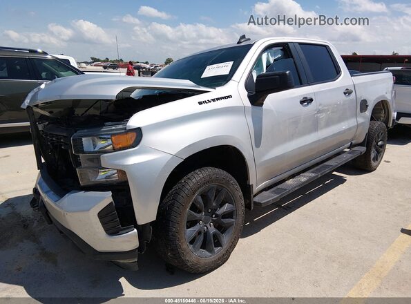 3GCPWBEH7LG100975 2020 CHEVROLET SILVERADO Silver წინა მარცხენა ხედი სამი მეოთხედიდან