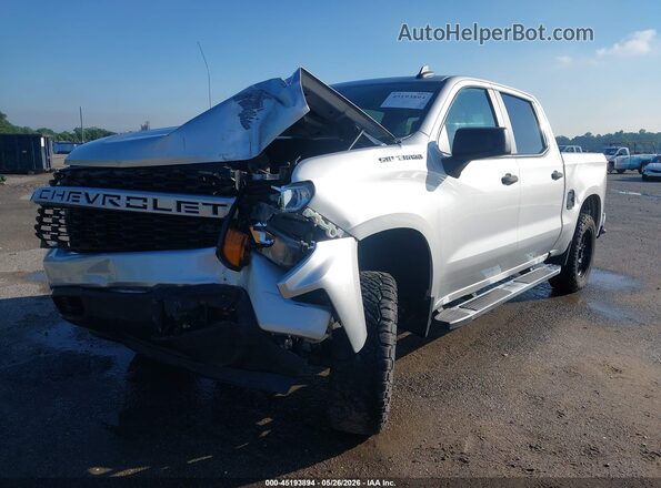 3GCPWBEHXLG353689 2020 CHEVROLET SILVERADO Silver Առջևի ձախ երեք քառորդ տեսարան