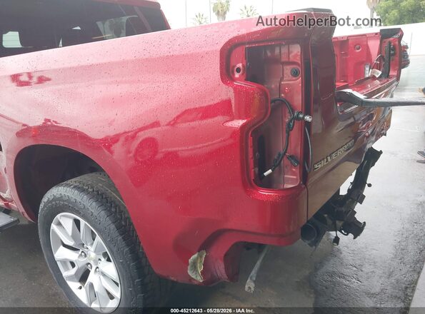 3GCPWBEK9MG344303 2021 CHEVROLET SILVERADO Red Front view