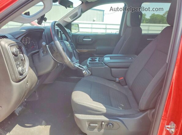 3GCPWCED8LG352768 2020 CHEVROLET SILVERADO Red Front interior view