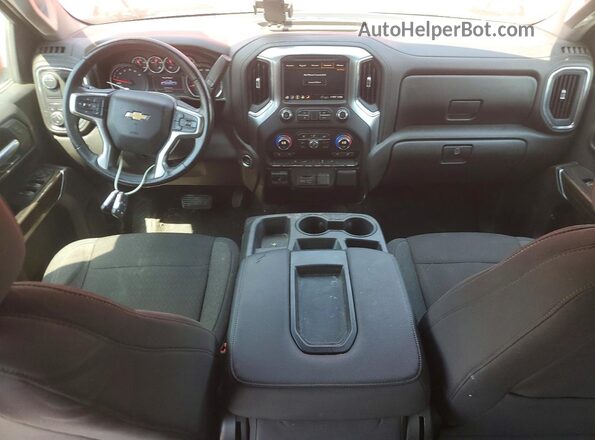 3GCPWCED8LG352768 2020 CHEVROLET SILVERADO Red Dashboard view