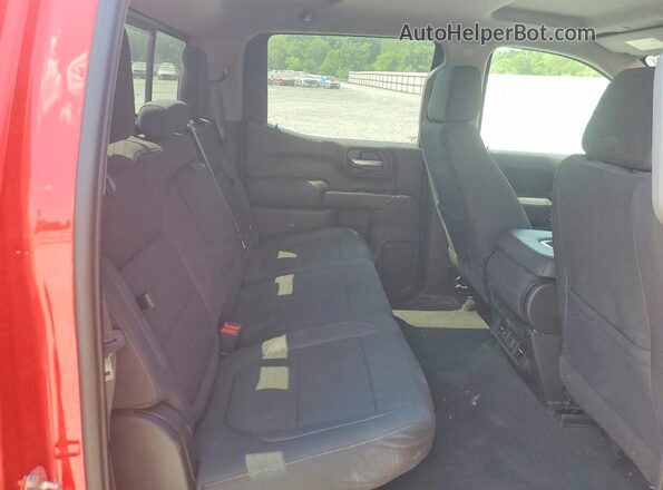3GCPWCED8LG352768 2020 CHEVROLET SILVERADO Red Rear seats view