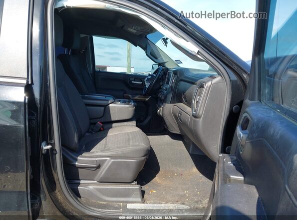 3GCPWCEDXMG119606 2021 CHEVROLET SILVERADO Black წინა სალონის ხედი