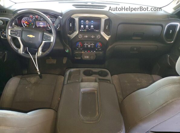 3GCPWCEKXMG367837 2021 CHEVROLET SILVERADO Серебряный Вид панели приборов