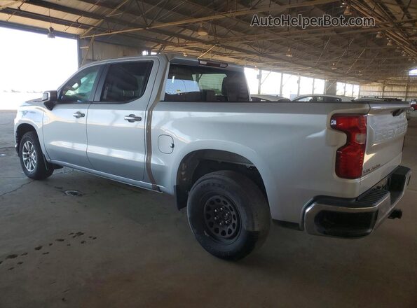 3GCPWCEKXMG367837 2021 CHEVROLET SILVERADO Серебряный Задняя левая четверть