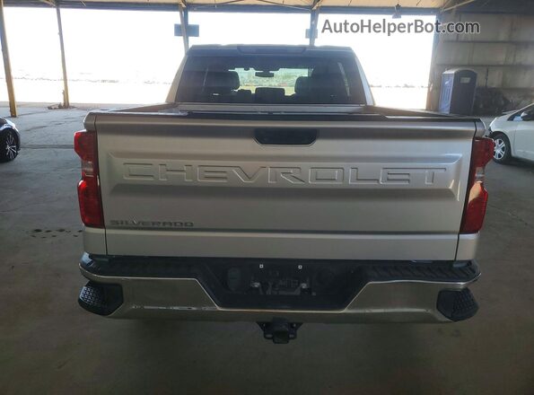 3GCPWCEKXMG367837 2021 CHEVROLET SILVERADO Серебряный Вид сзади