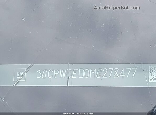 3GCPWDED0MG278477 2021 CHEVROLET SILVERADO White 