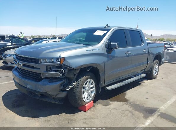 3GCPWDED4LG377253 2020 CHEVROLET SILVERADO Gray Front left