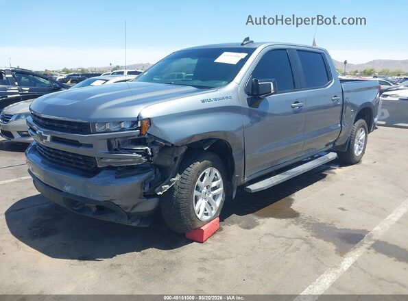 3GCPWDED4LG377253 2020 CHEVROLET SILVERADO Gray Front view