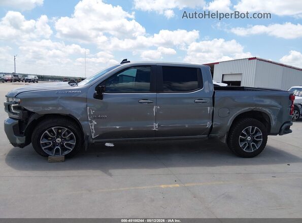 3GCPWDED6MG274823 2021 CHEVROLET SILVERADO Gray Вид спереду