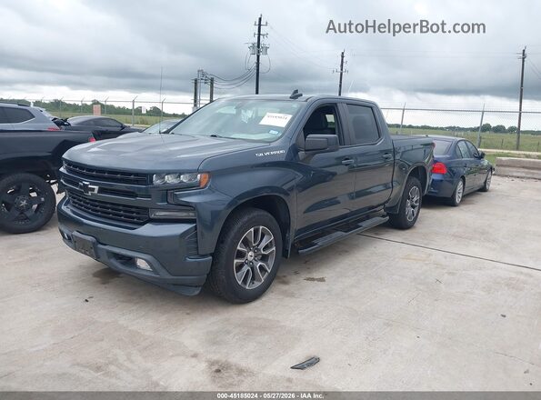 3GCPWDED8LG129975 2020 CHEVROLET SILVERADO Blue წინა მარცხენა ხედი სამი მეოთხედიდან