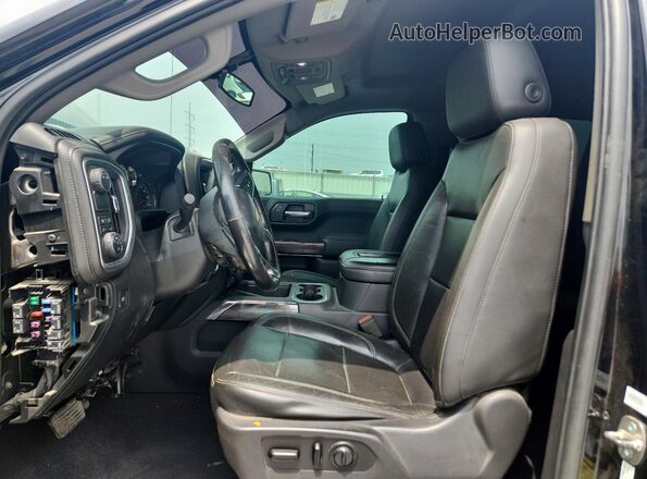 3GCPWEED8LG186036 2020 CHEVROLET SILVERADO Black Вид салону спереду