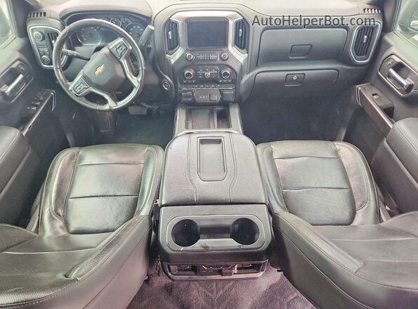 3GCPWEED8LG186036 2020 CHEVROLET SILVERADO Black Вид панелі приладів