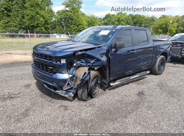 3GCPYBEK7MG323749 2021 CHEVROLET SILVERADO Синий 
