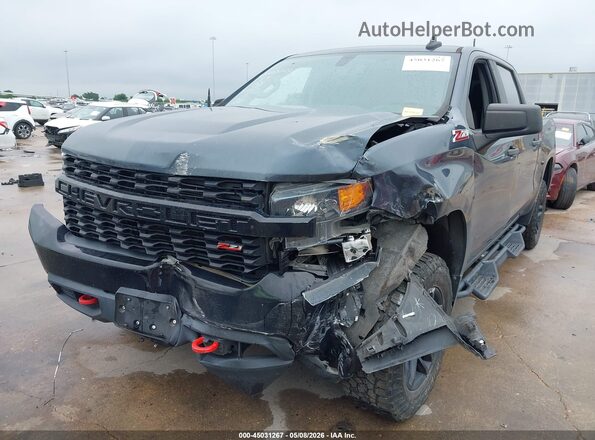 3GCPYCEF1LG420372 2020 CHEVROLET SILVERADO Blue Դիմացի տեսք