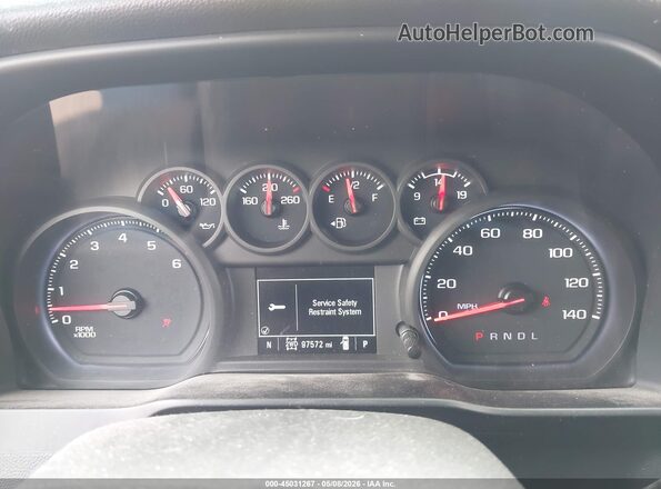 3GCPYCEF1LG420372 2020 CHEVROLET SILVERADO Blue Հետևի նստատեղերի տեսք