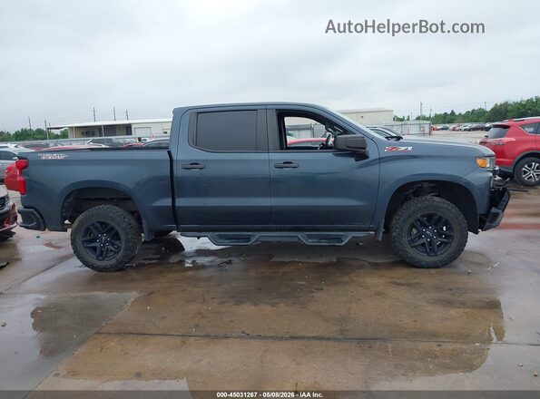 3GCPYCEF1LG420372 2020 CHEVROLET SILVERADO Blue Սալոնի հետևի տեսք
