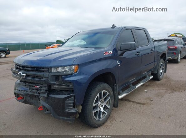 3GCPYFED5LG300560 2020 CHEVROLET SILVERADO Dark Blue Передняя левая четверть