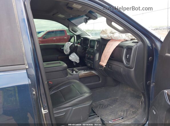 3GCPYFED5LG300560 2020 CHEVROLET SILVERADO Dark Blue Вид салона спереди